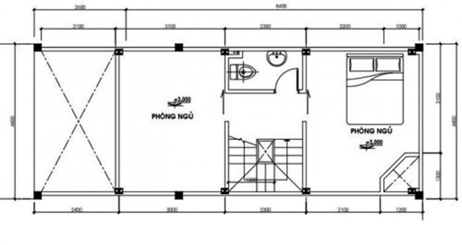 Tư vấn thiết kế nhà đẹp cấp 4 diện tích 4x13m đủ công năng với 190 tri