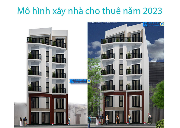 Mô hình xây nhà cho thuê năm 2023 nhà anh Tùng
