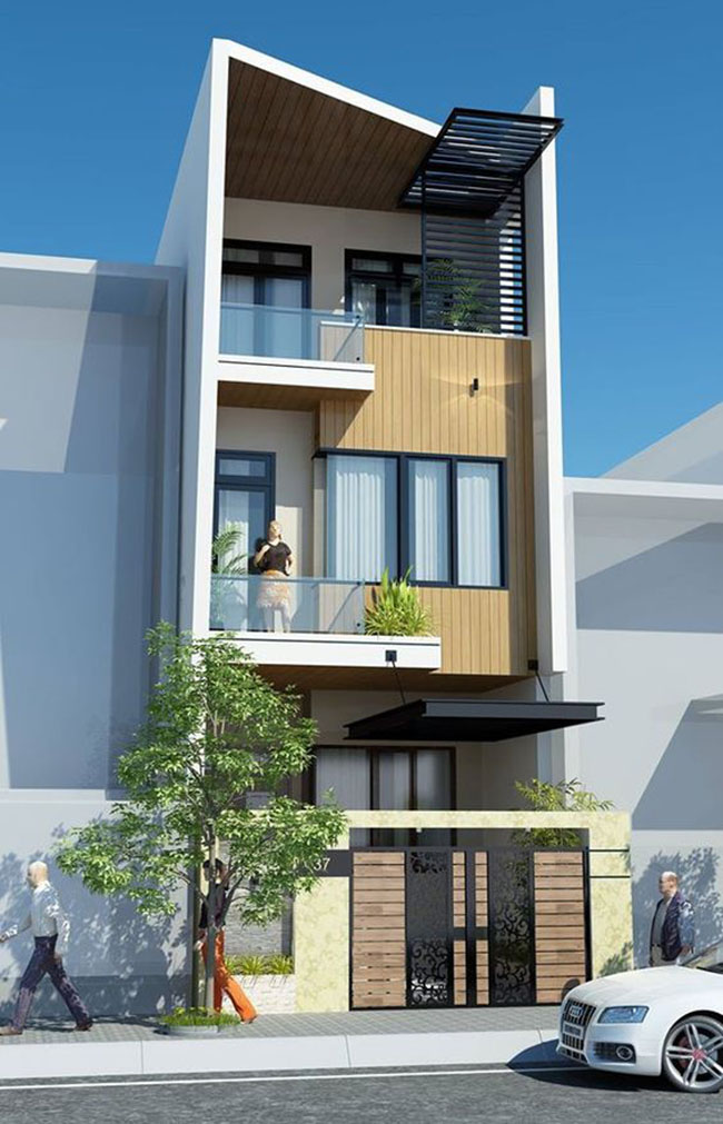 Những mẫu thiết kế mặt tiền nhà phố 4m hot nhất năm Những Mẫu Thiết Kế Mặt Tiền Nhà Phố 4M Hot Nhất Năm