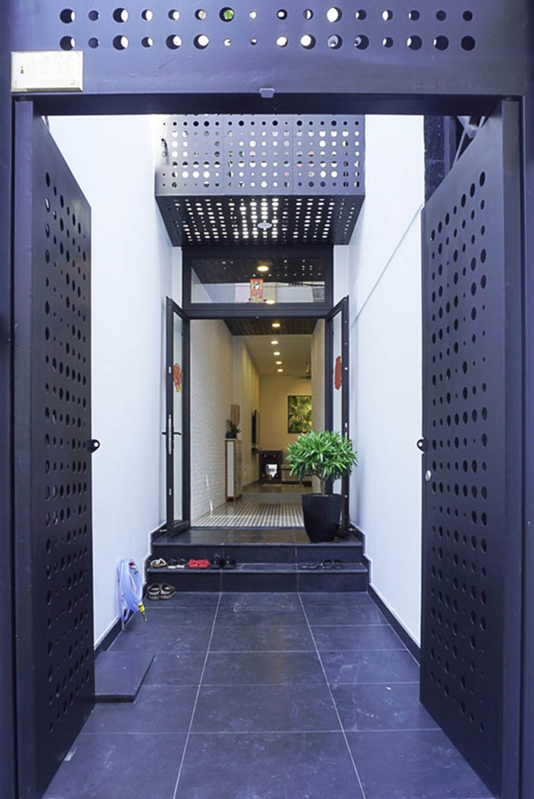 Thiết kế nhà trong ngõ thừa ánh sáng