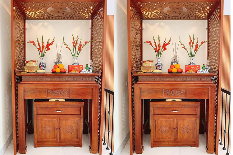 Thiết kế không gian phòng thờ
