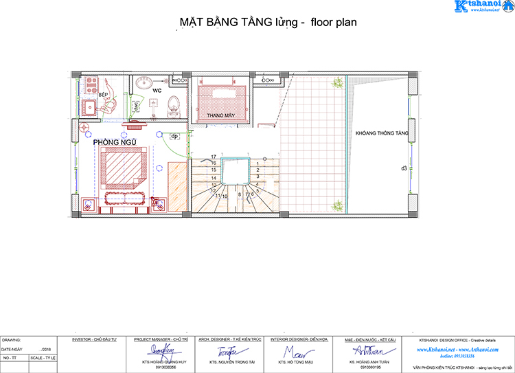 Mặt bằng tầng lửng