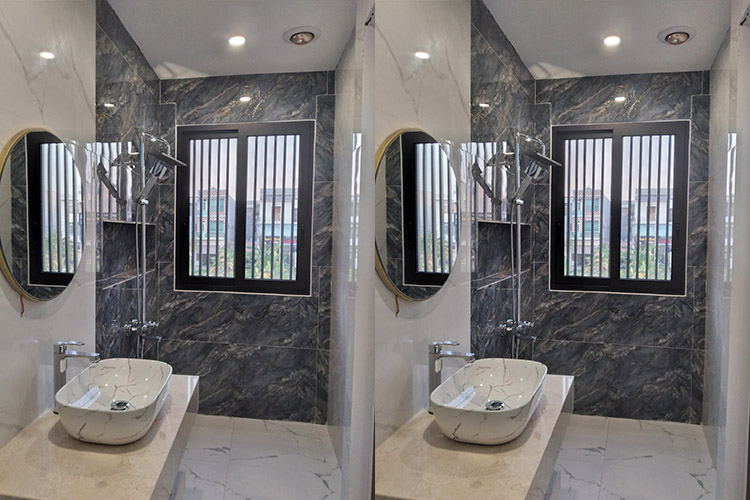 Thiết kế không gian khu vực vệ sinh