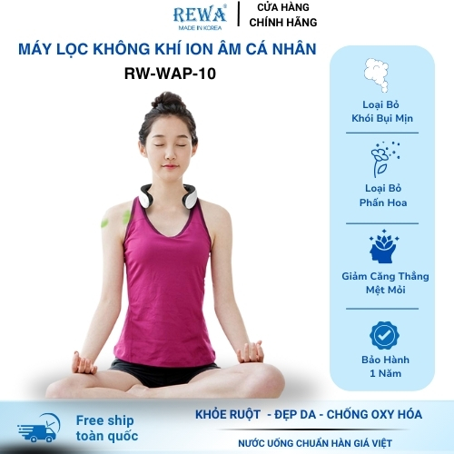 Máy lọc không khí đeo trên cổ RW-WAP-10