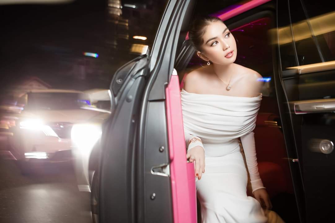 Đầm dạ hội ôm body hở vai tay dài dự tiệc