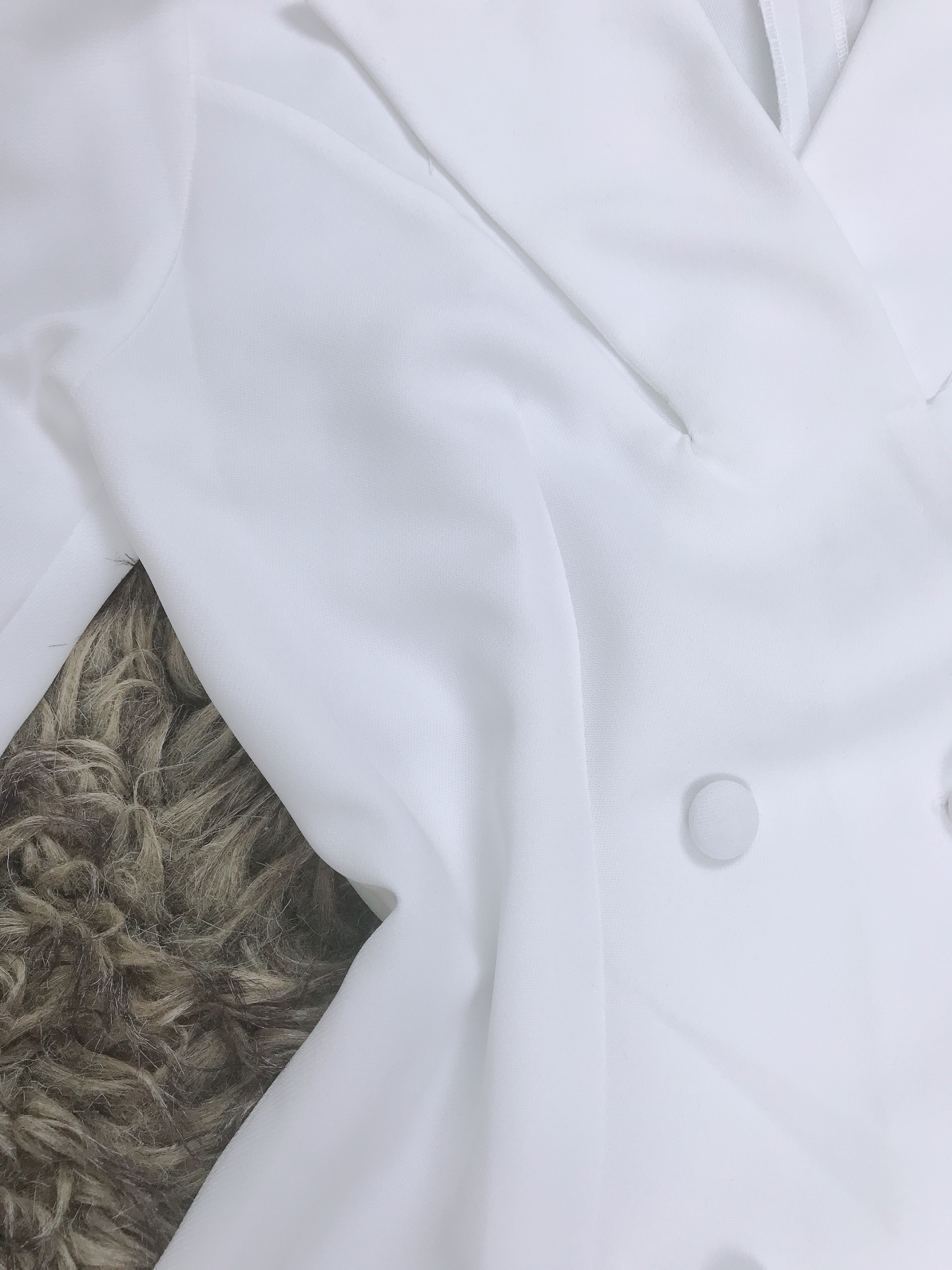 Bộ Vest Nữ Cao Cấp Thiết Kế Áo Vest Tay Dài Quần Ống Ôm Phù Hợp Công Sở Đi Tiệc (Trắng)