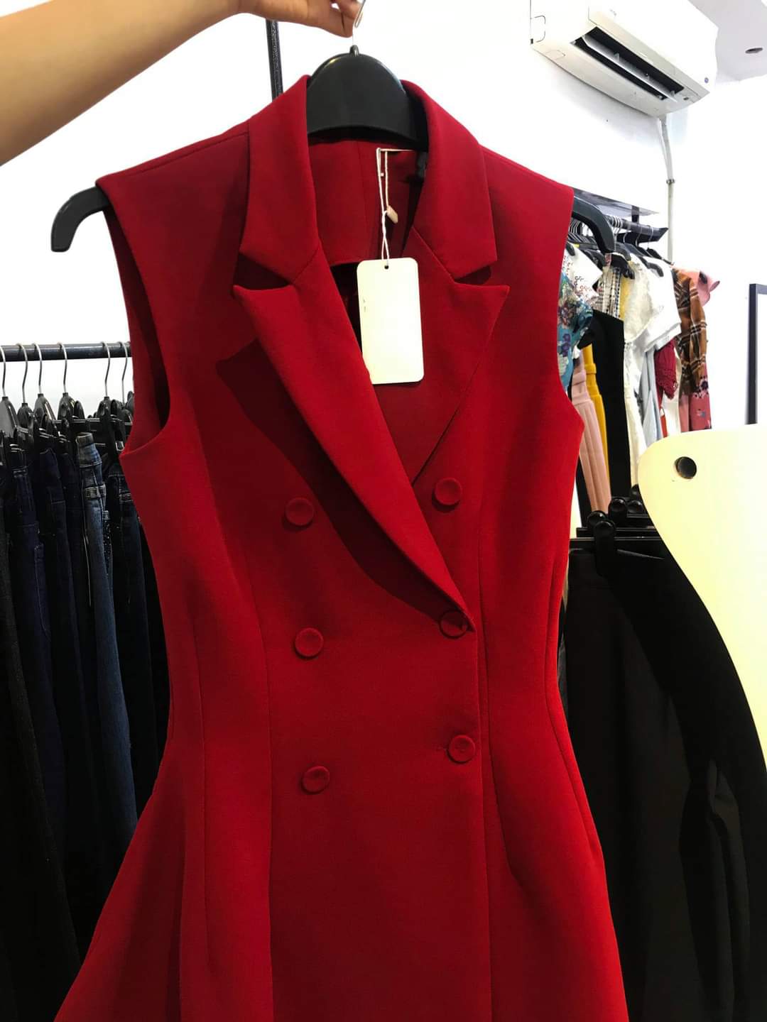 Đầm xoè vest kiểu đuôi cá sang trọng (Nude)