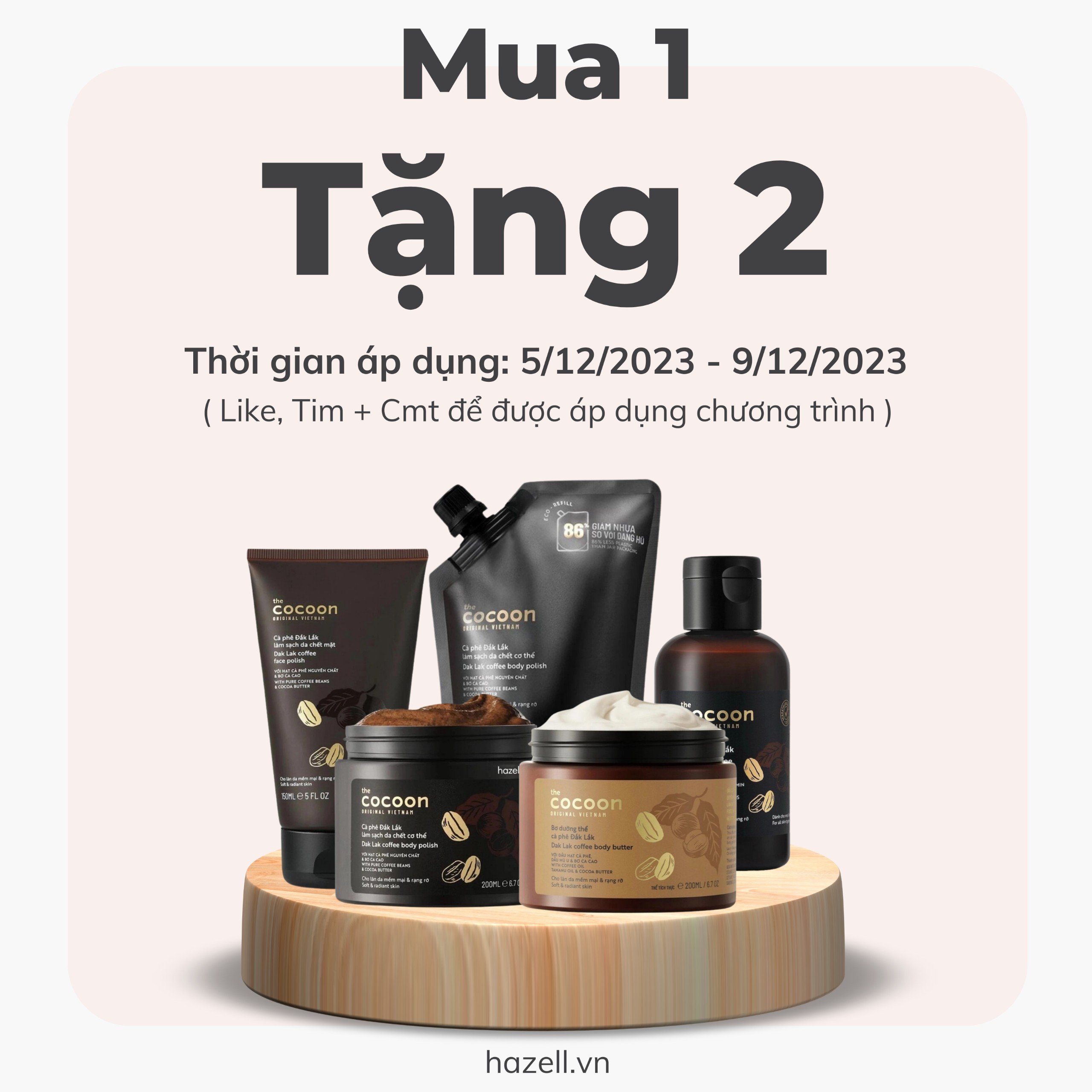 COCOON MUA 1 TẶNG 2