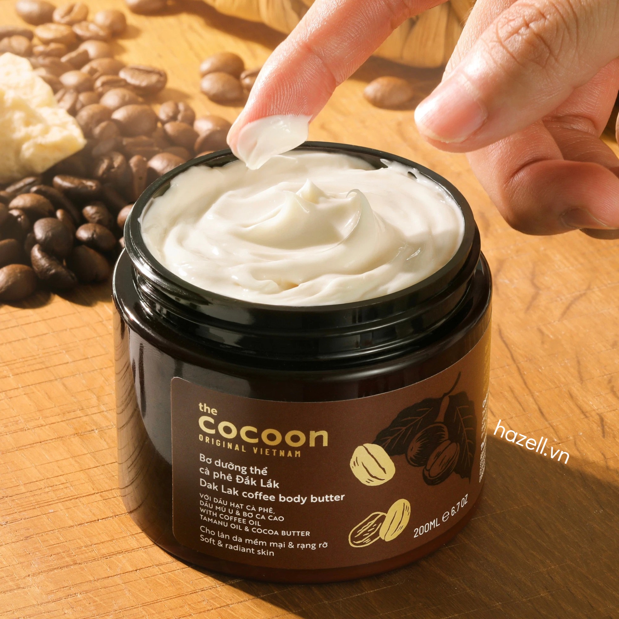 Bơ dưỡng thể cà phê Đắk Lắk Cocoon 200ml