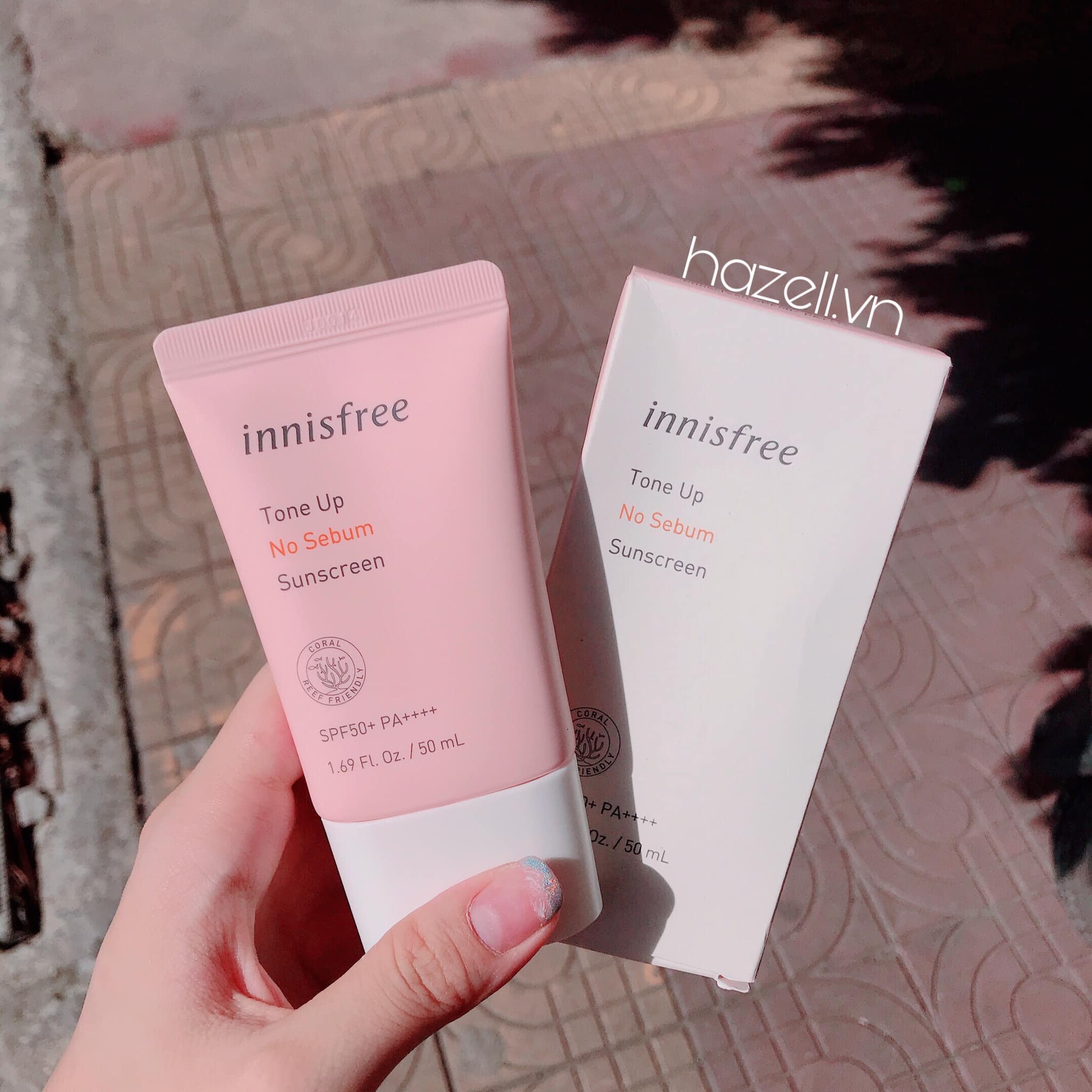 Kem chống nắng Innisfree Tone Up No Sebum Sunscreen SPF50+ 50ml