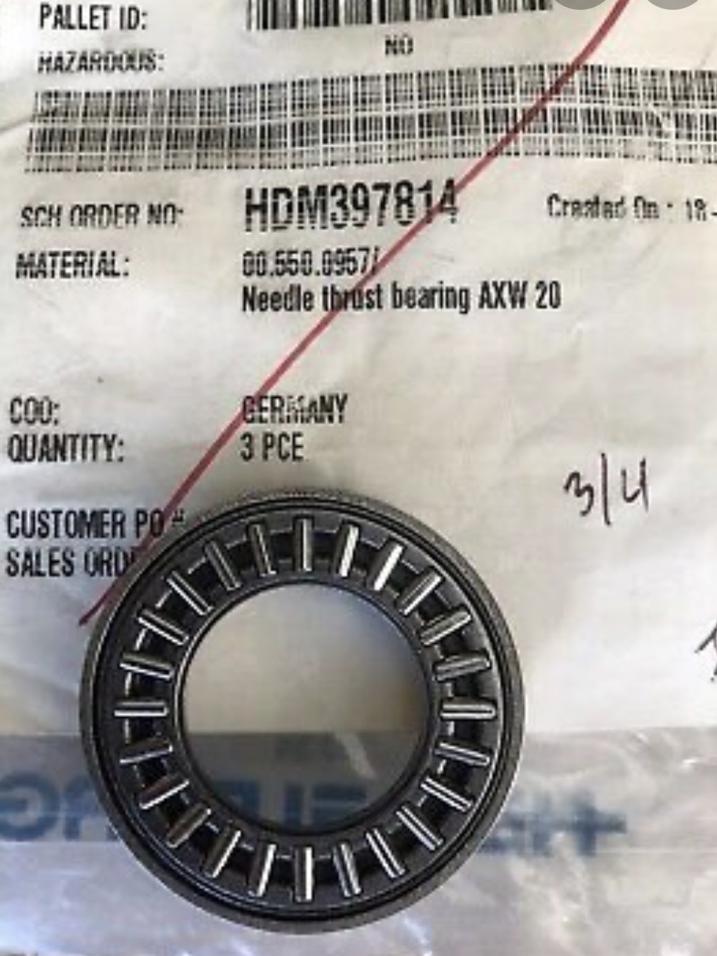Roller bearing cage 00.550.0957