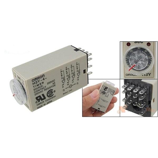 Rơ le thời gian Omron H3Y-4 1S AC220V