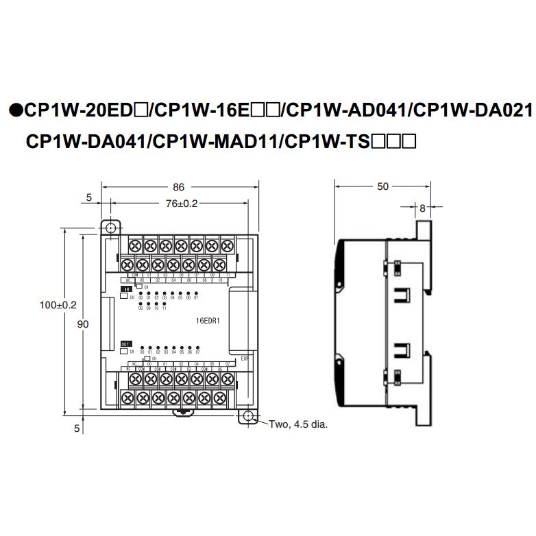 Module mở rộng Omron CP1W-AD042