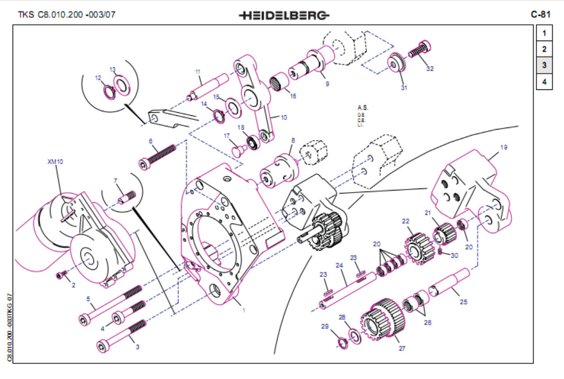 Bearing bolt C8.010.216