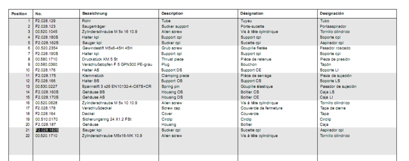 Sucker Pcl MV.030.076