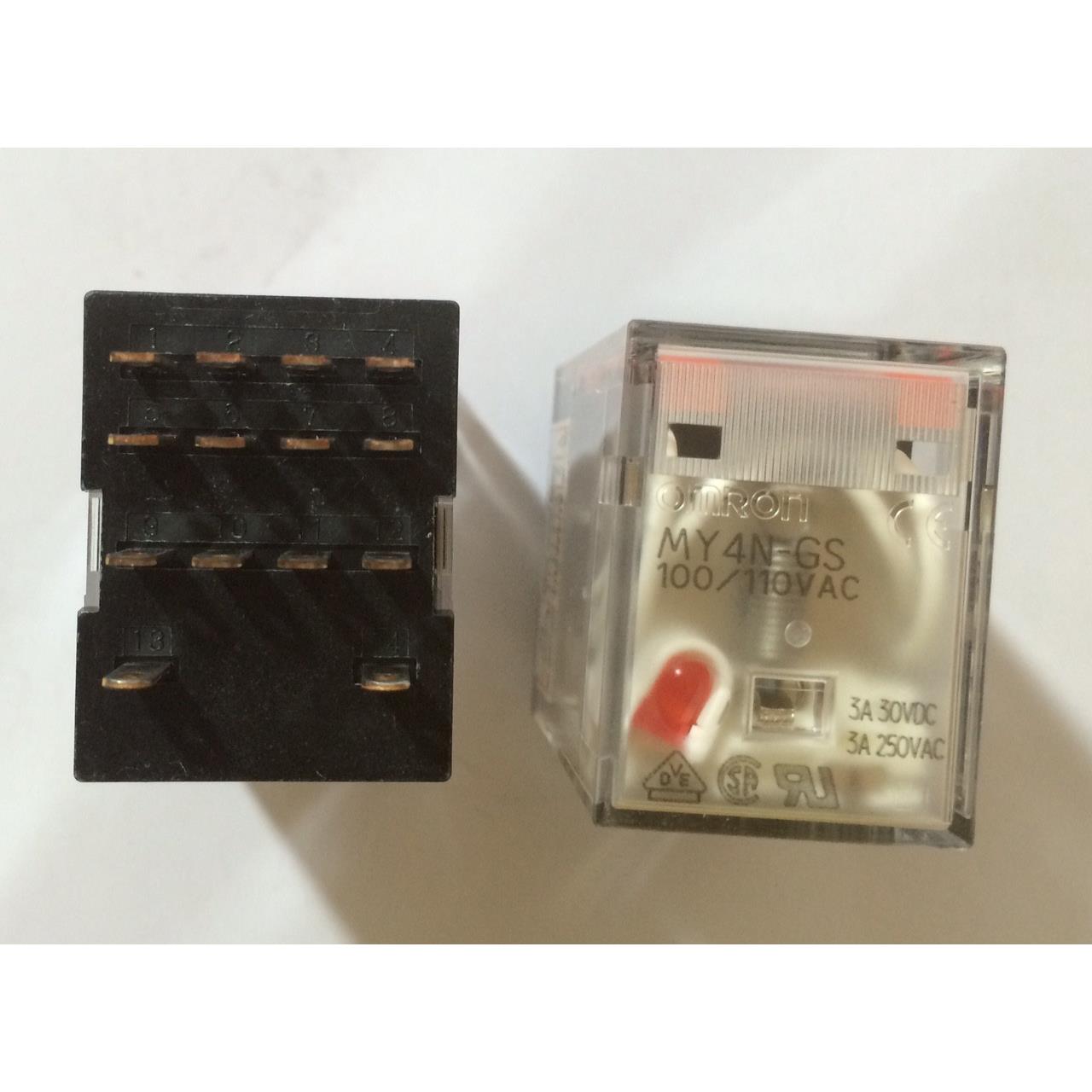 Rơ le trung gian MY4N-GS DC12V