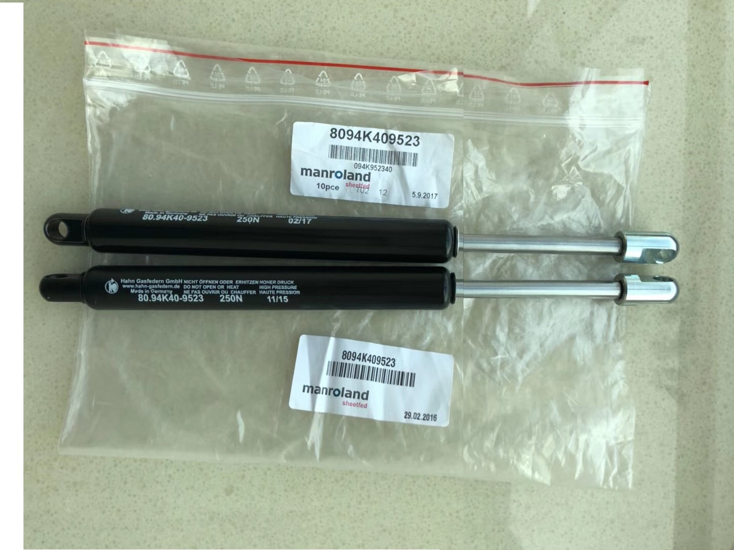 Pneumatic Spring 8094K409523