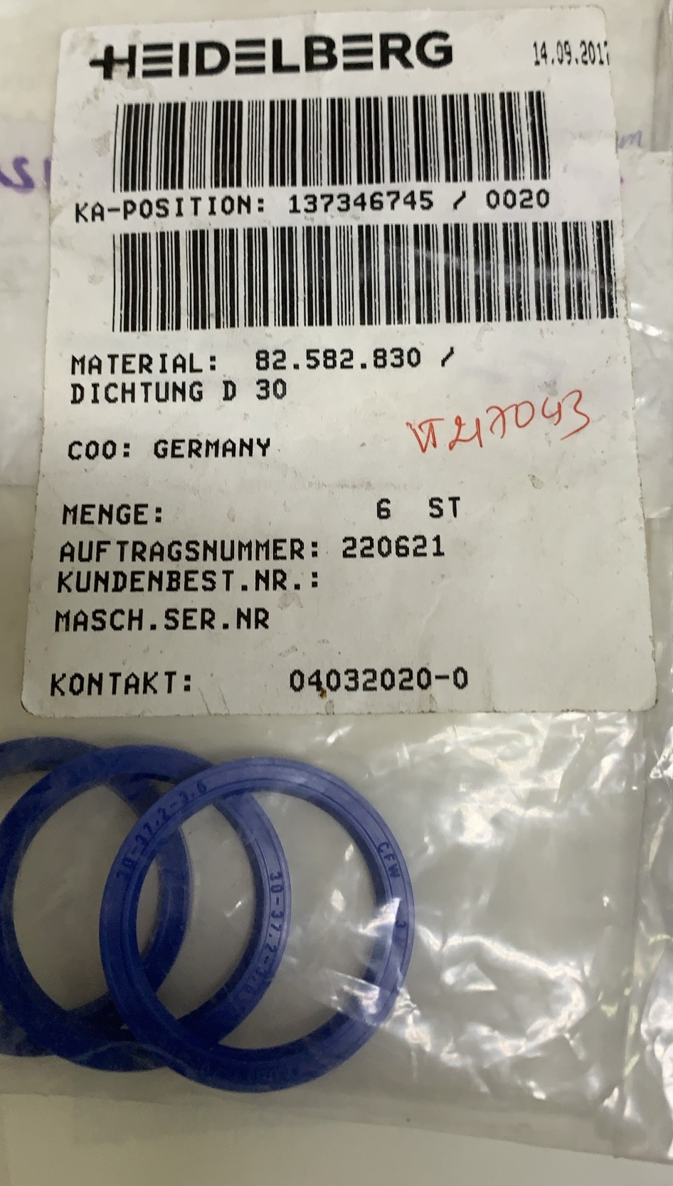 Gasket 82.582.830