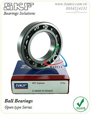 Vòng bi cầu không nắp chắn mỡ