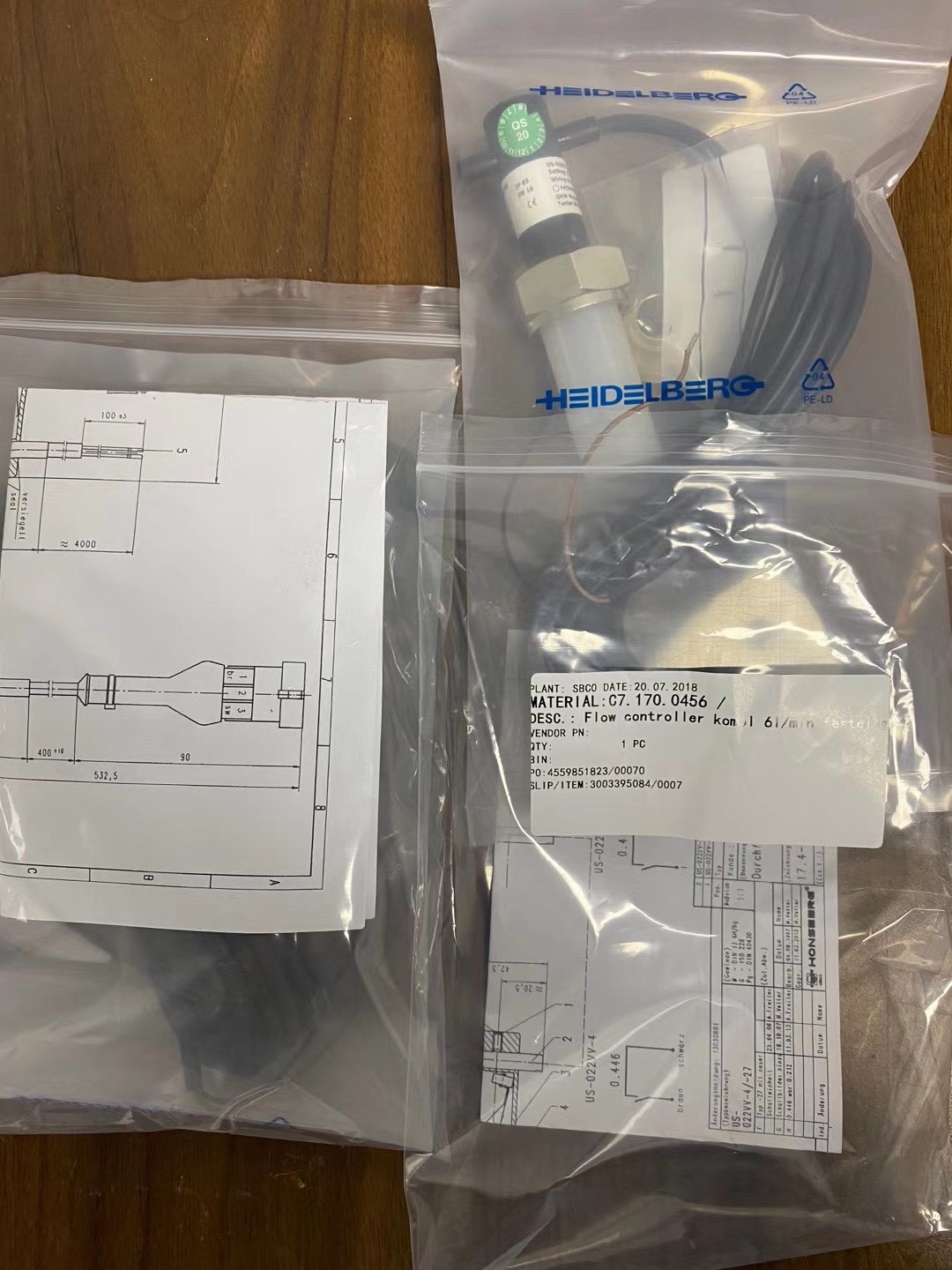 Drystar Water Flow Sensor C7.170.0456