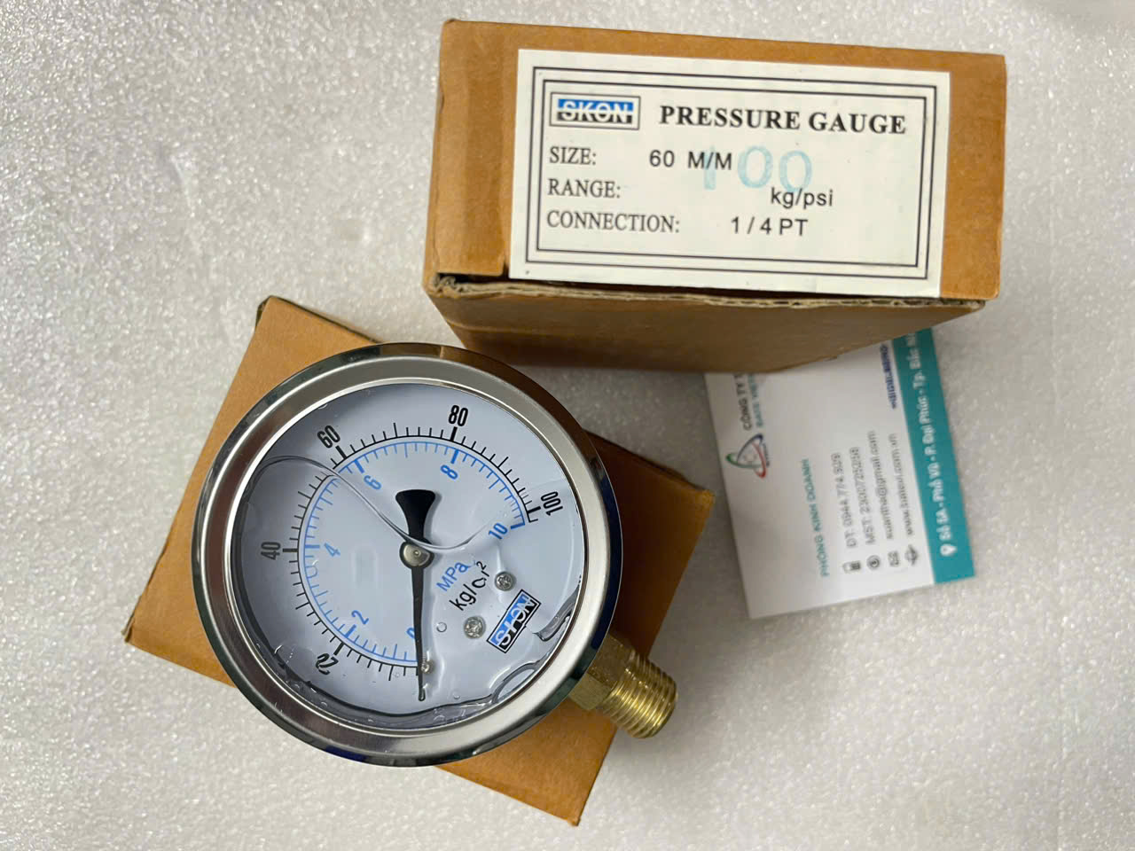 Pressure gauge 0-10 Mpa