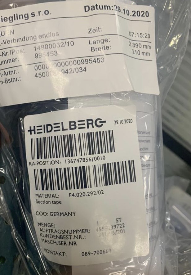 Suction tape F4.020.292