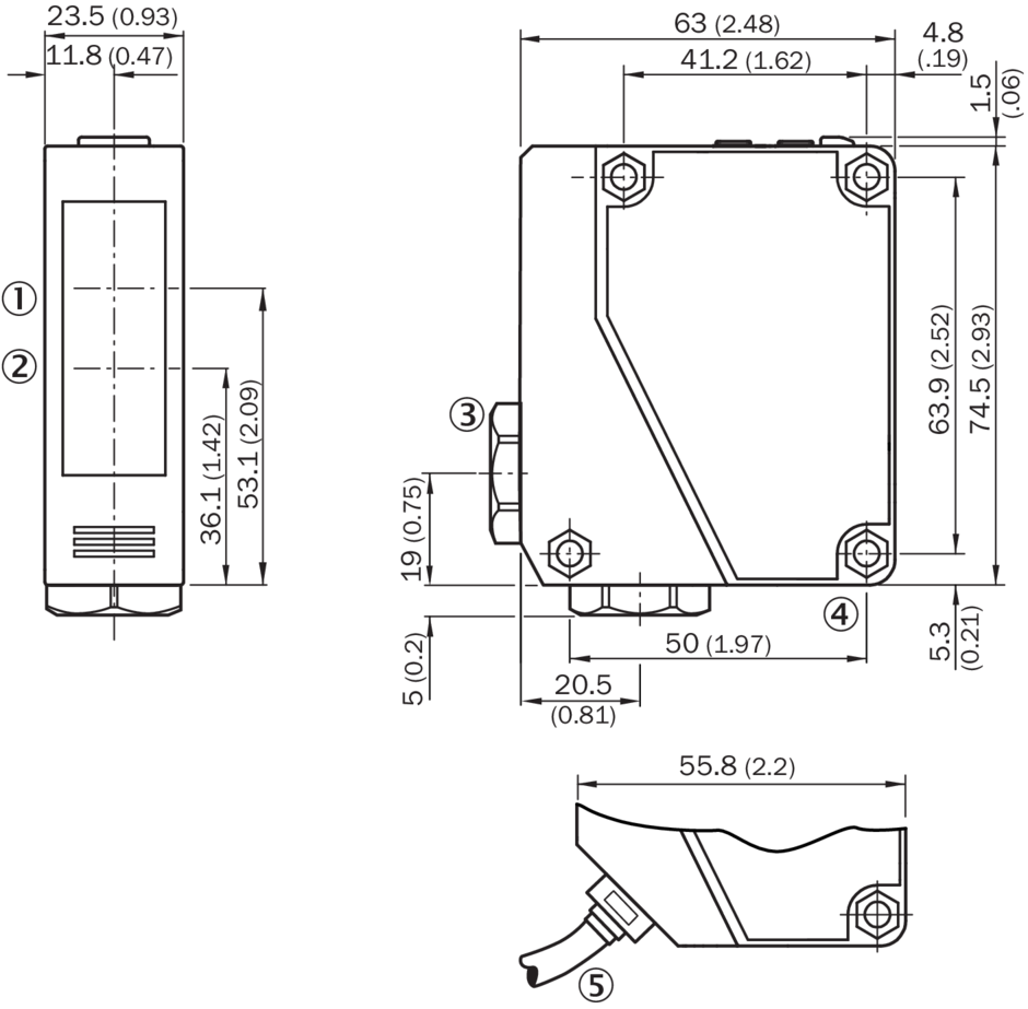 Cảm biến quang WL280-2H4331