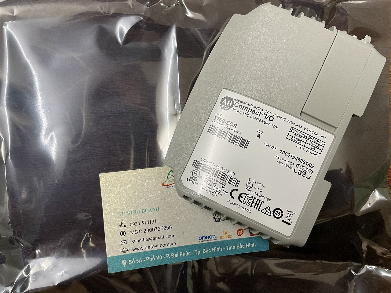 Modul đầu cuối 1769-ECR