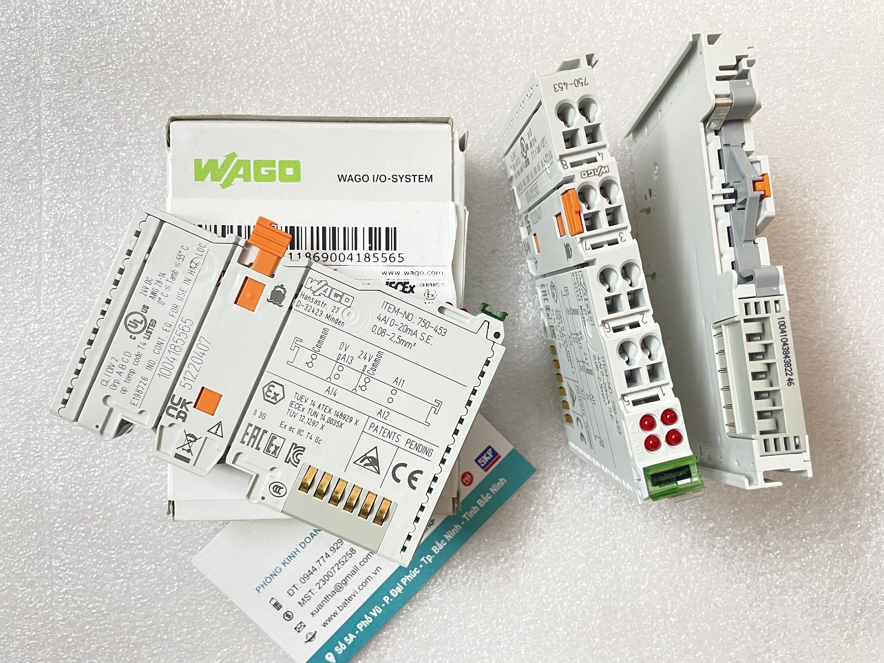 Module đầu vào Wago 750-453