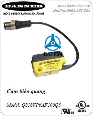 Cảm biến quang QS18VP6AF100Q5