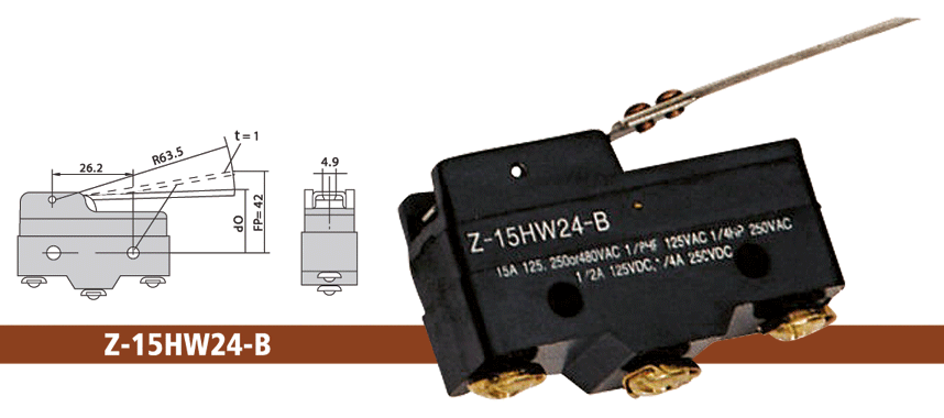Công tắc hành trình Omron Z-15HW24