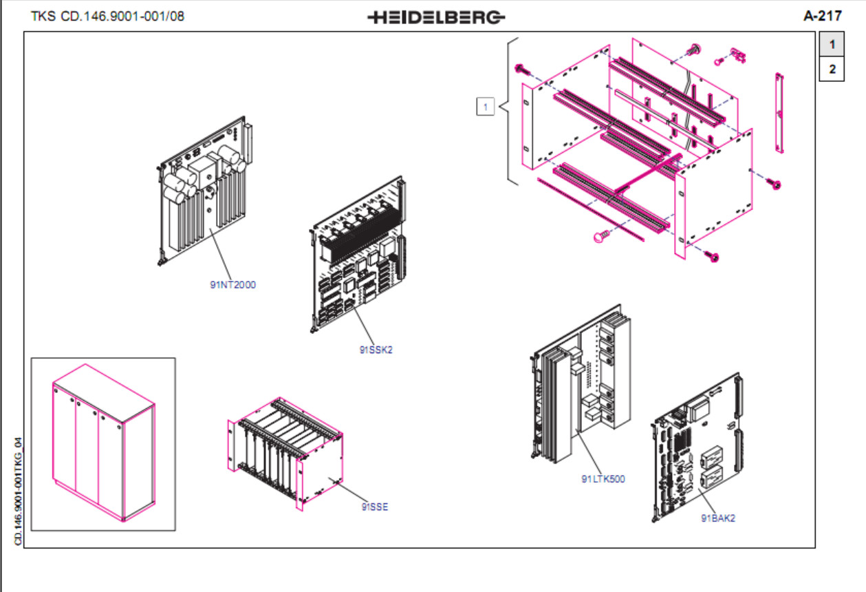Power part board 91.144.8065  LTK500