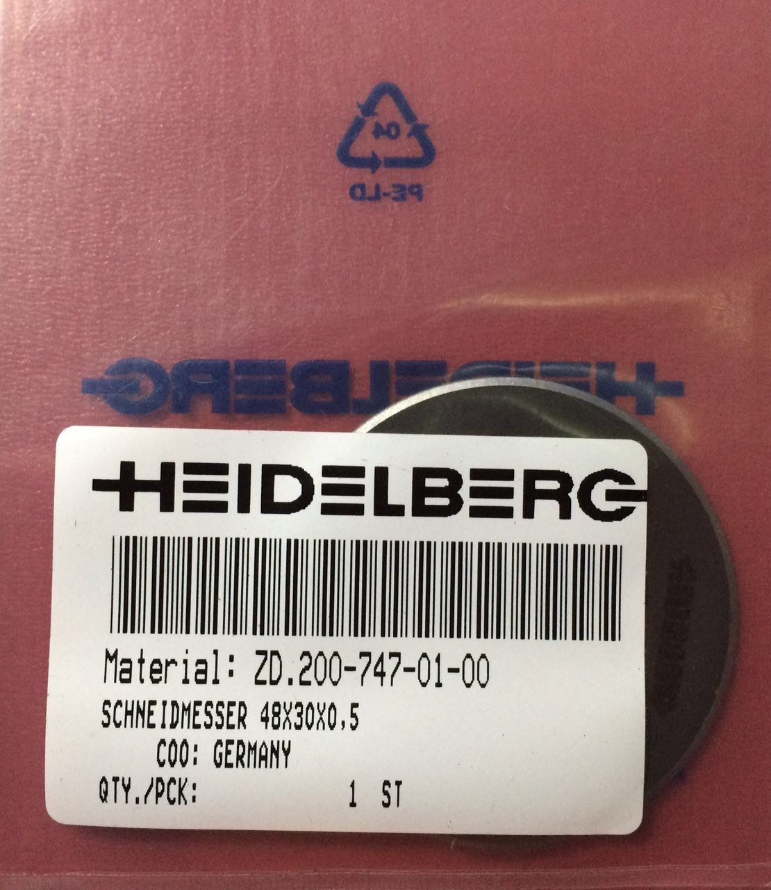 Dao xẻ rãnh ZD.200-747-01-00