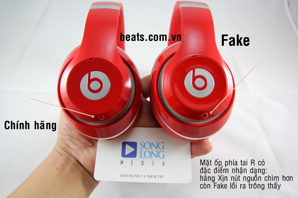 Cách phân biệt tai nghe Beats Studio 2013 V2 chính hãng và fake cao cấp