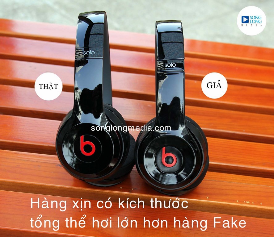 Cách phân biệt Tai nghe Beats Solo 2 Thật và Giả