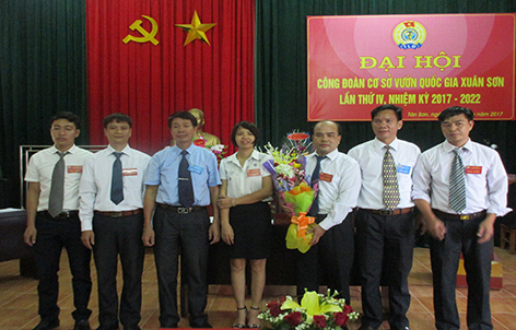 ĐẠI HỘI CÔNG ĐOÀN CƠ SỞ VƯỜN QUỐC GIA XUÂN SƠN KHÓA IV, NHIỆM KỲ 2017-2022