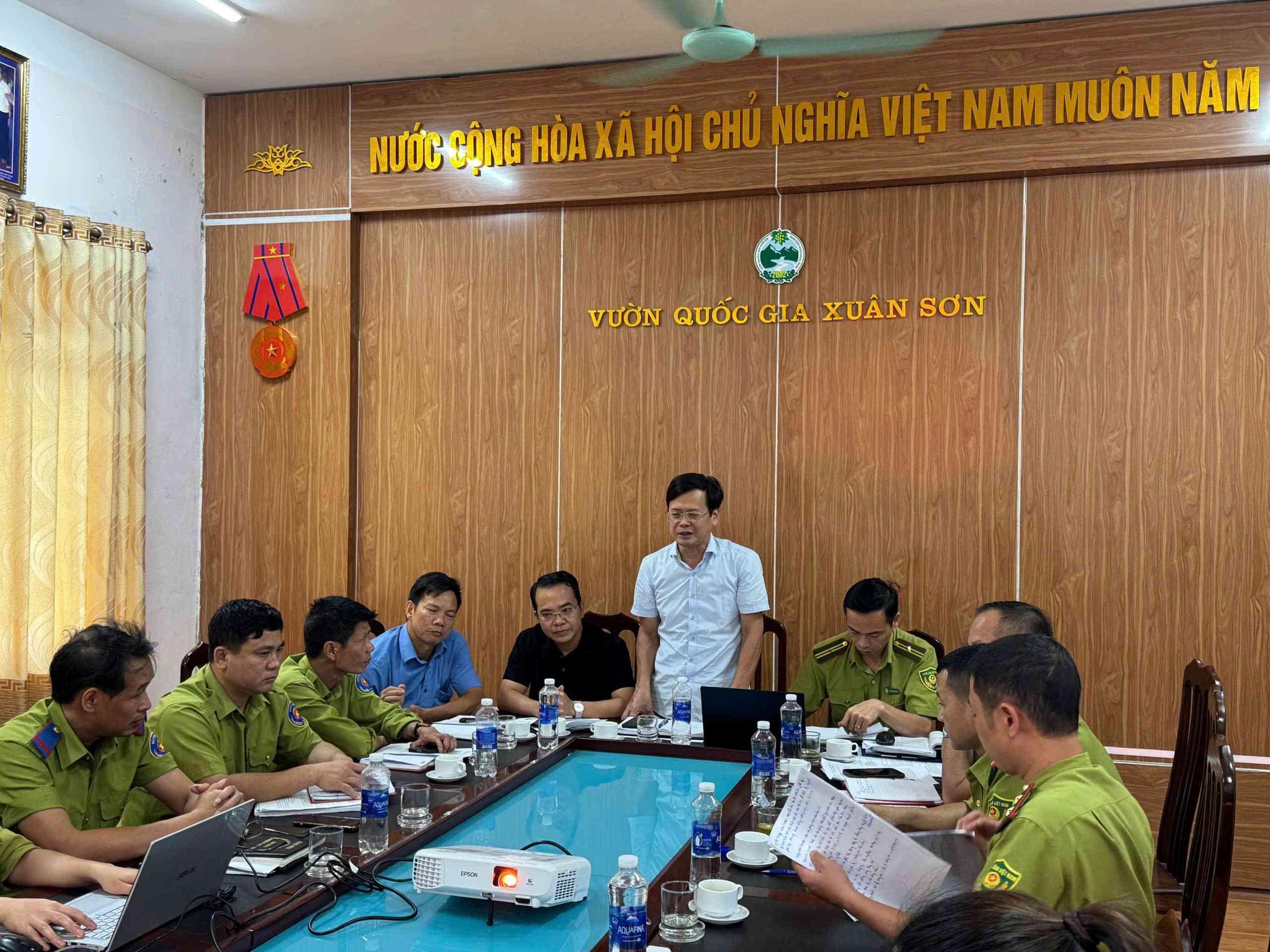 Vườn quốc gia Xuân Sơn ký Quy chế phối hợp với Hạt Kiểm lâm Vườn quốc gia Xuân Sơn, Hạt Kiểm lâm Tân Sơn thuộc Chi cục Kiểm lâm Phú Thọ