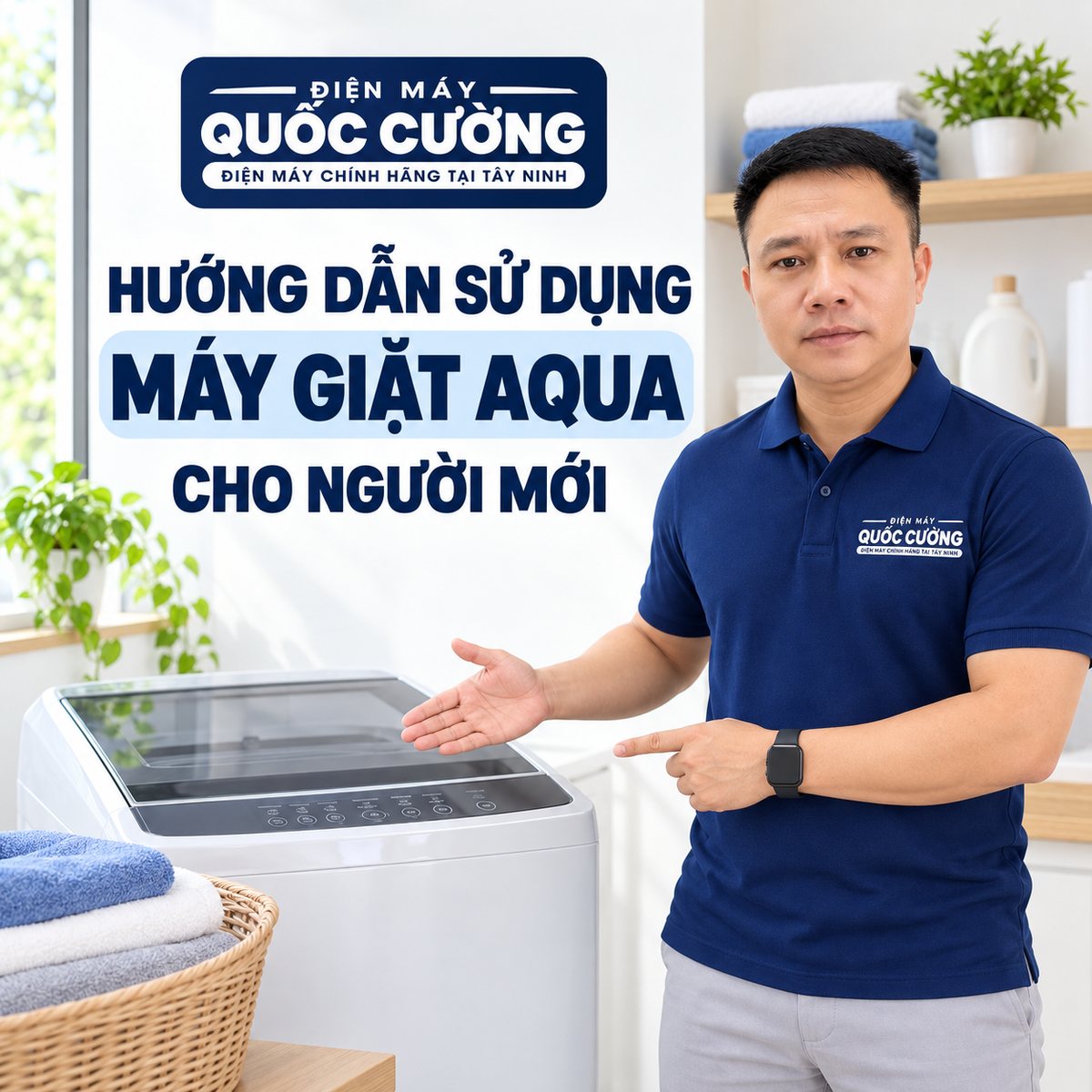Hướng dẫn sử dụng máy giặt Aqua cho người mới bắt đầu