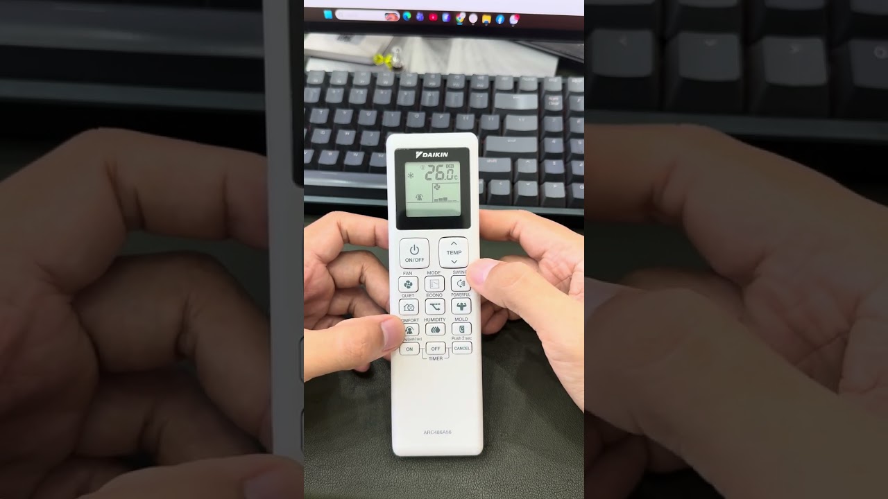 Hướng dẫn sử dụng remote máy lạnh Daikin FTKB 2025 từ A–Z
