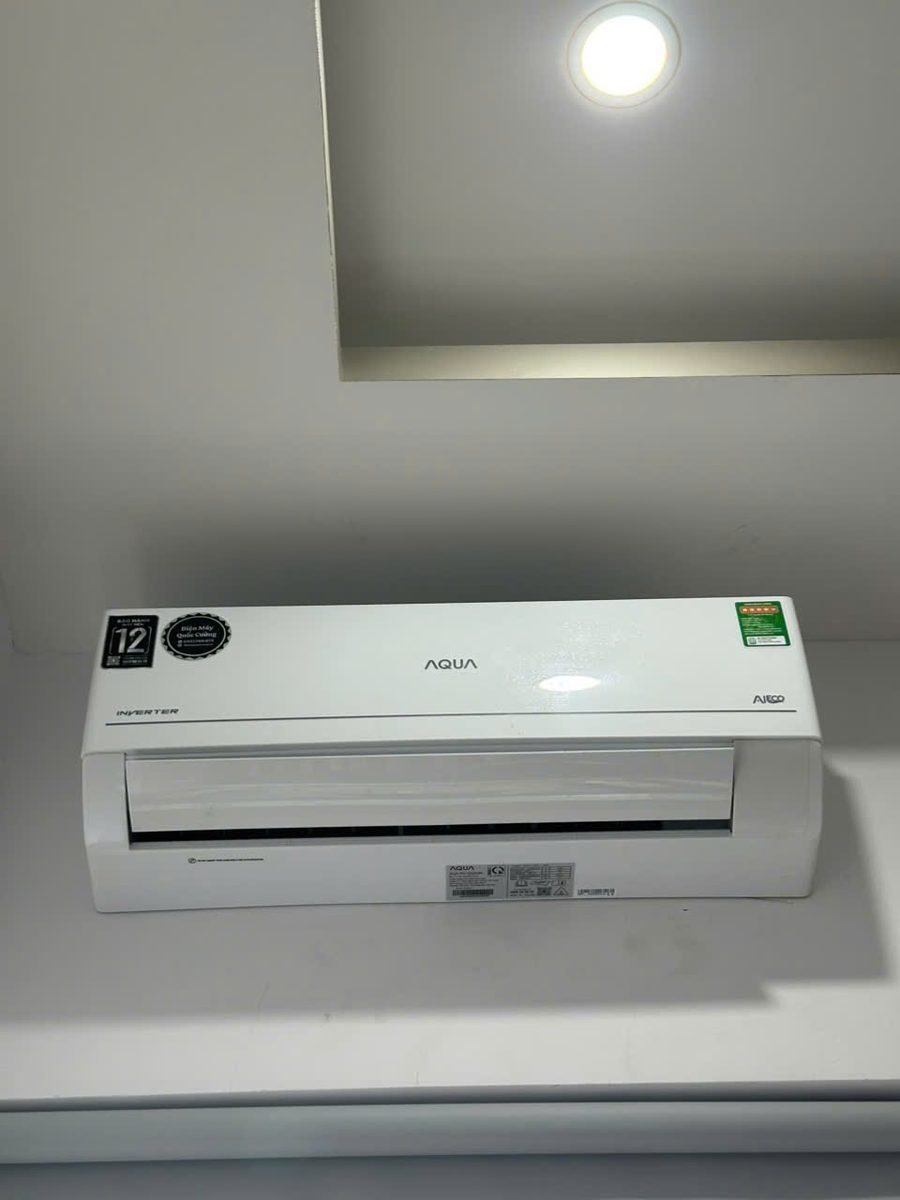Lắp đặt máy lạnh AQUA AIECO Inverter tại Tây Ninh