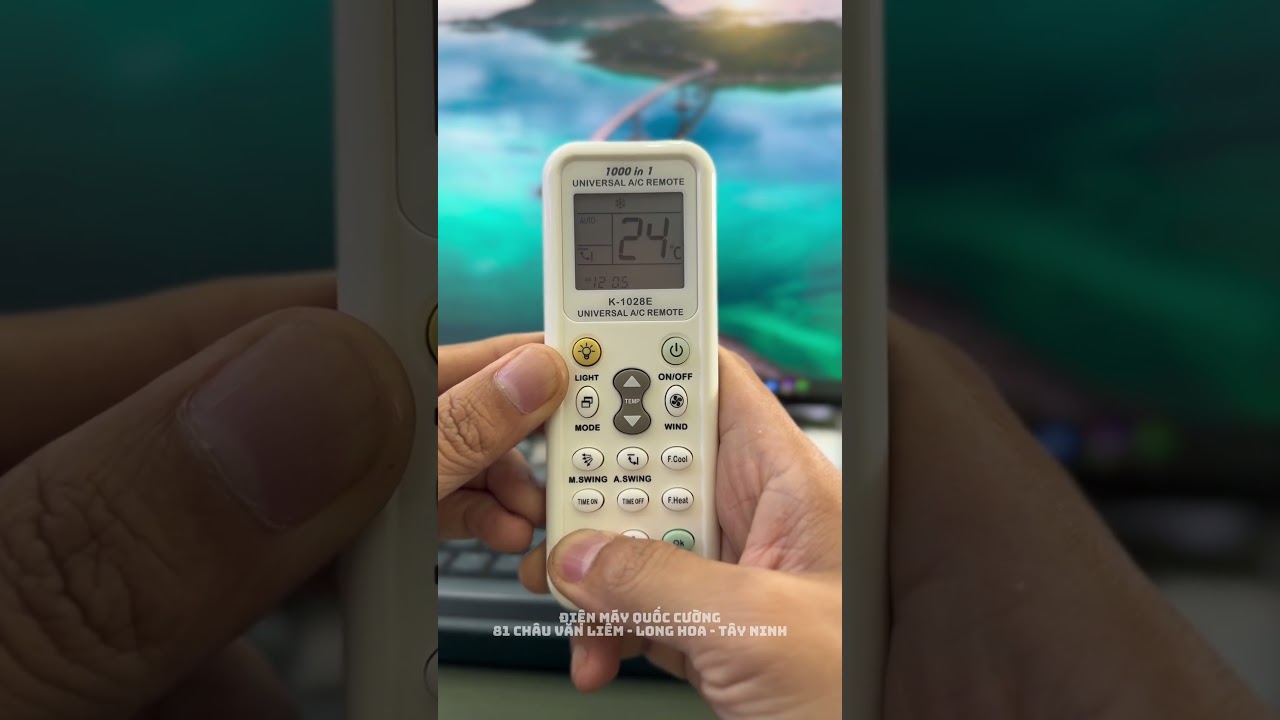Cách cài đặt remote đa năng khi mất remote máy lạnh gốc