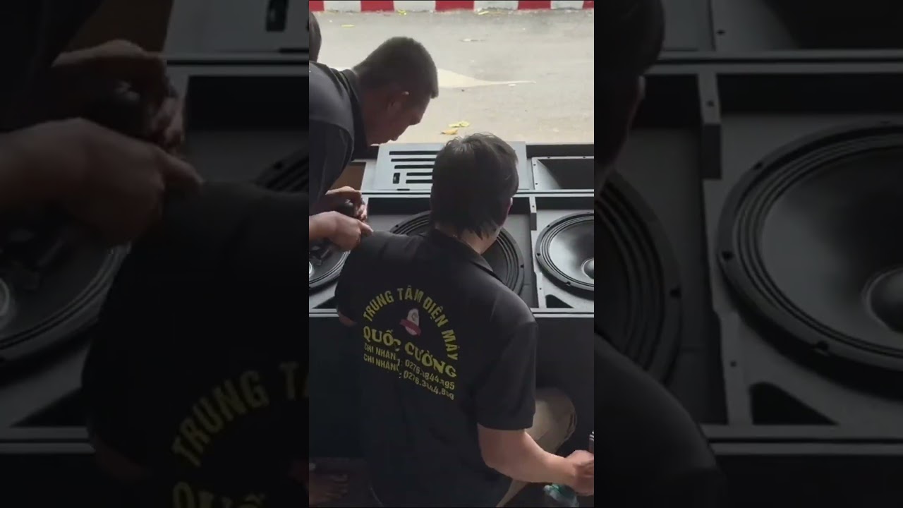 Quy trình lắp ráp dàn loa kéo điện