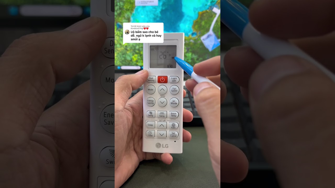 Cách chỉnh máy lạnh LG phù hợp cho trẻ nhỏ