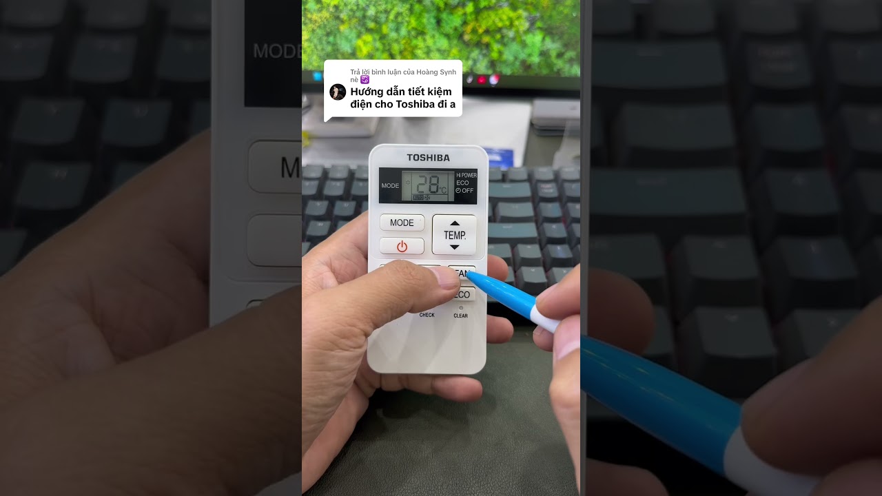 Cách cài đặt máy lạnh Toshiba tiết kiệm điện