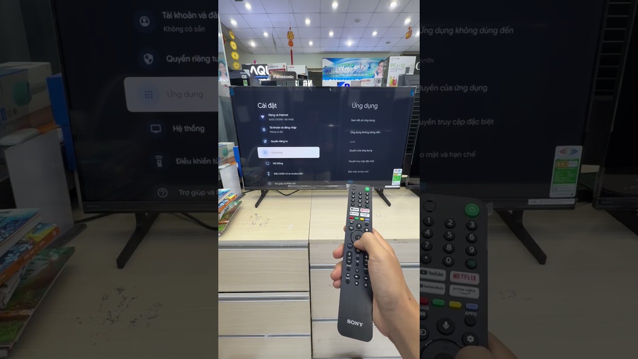 Cách khôi phục cài đặt gốc tivi Sony khi bị đơ, lag