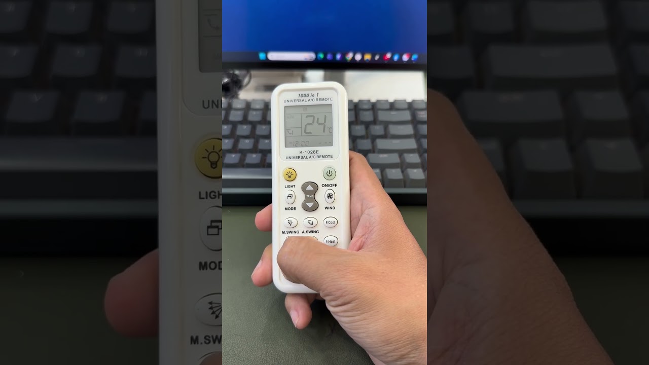 Cách cài remote máy lạnh đa năng nhanh và chính xác