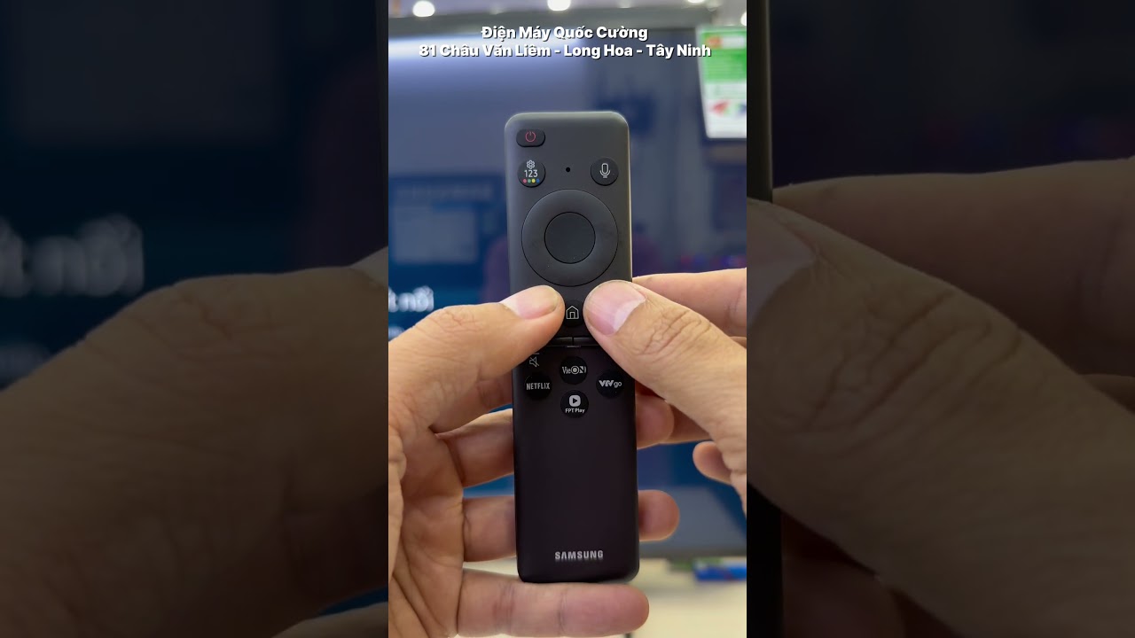 Cách kết nối remote giọng nói với tivi Samsung