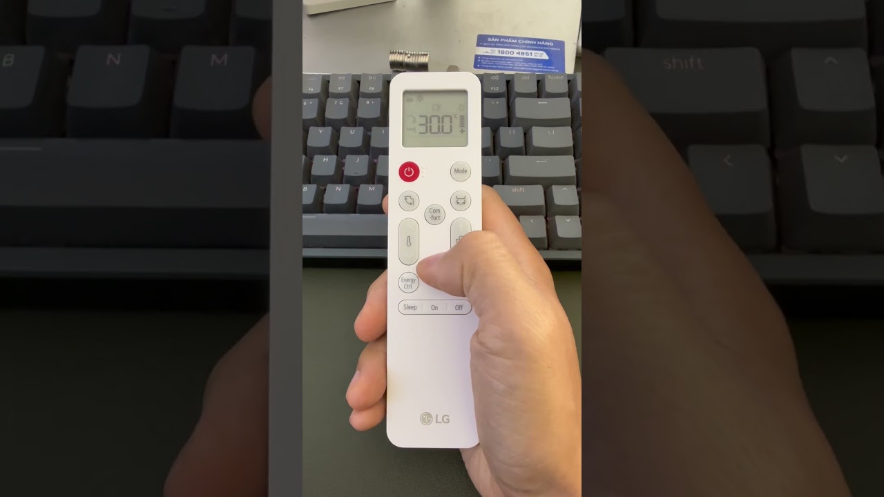 Hướng dẫn sử dụng remote máy lạnh LG dòng IEC 2026