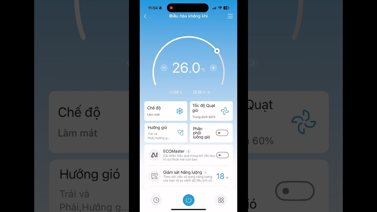 Cách thiết lập tiết kiệm điện máy lạnh Comfee trên SmartHome