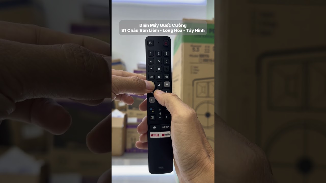 Cách kết nối remote giọng nói với tivi TCL